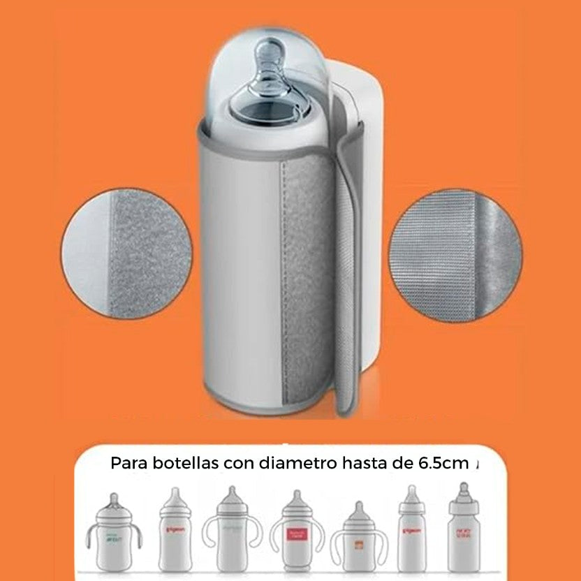Calentador de mamadera recargable