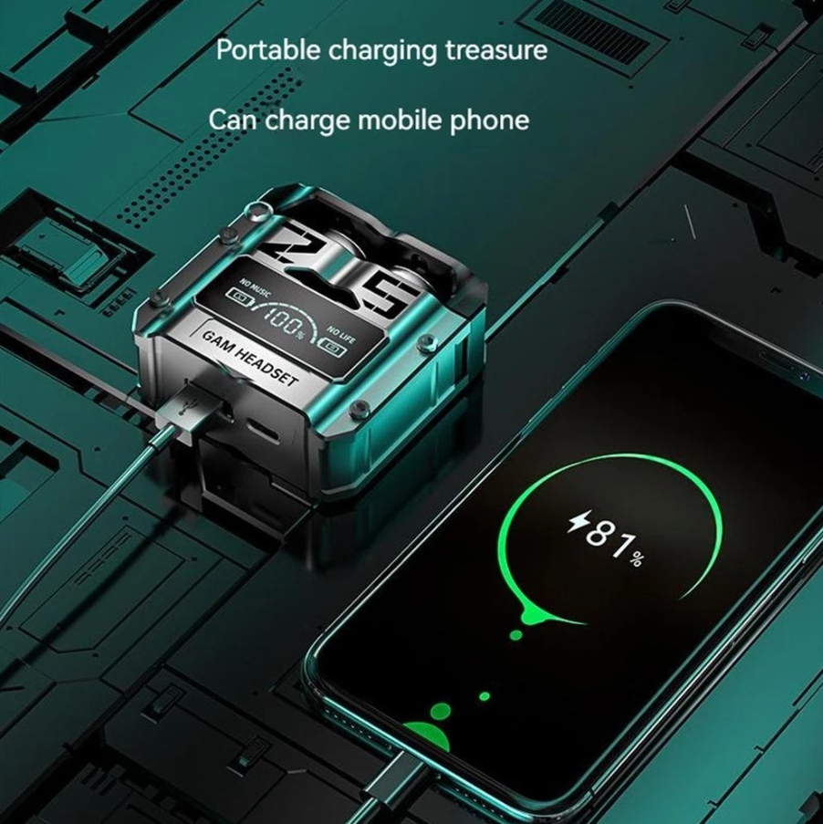 NUEVOS AUDÍFONOS INALÁMBRICOS CON POTENTE BAT