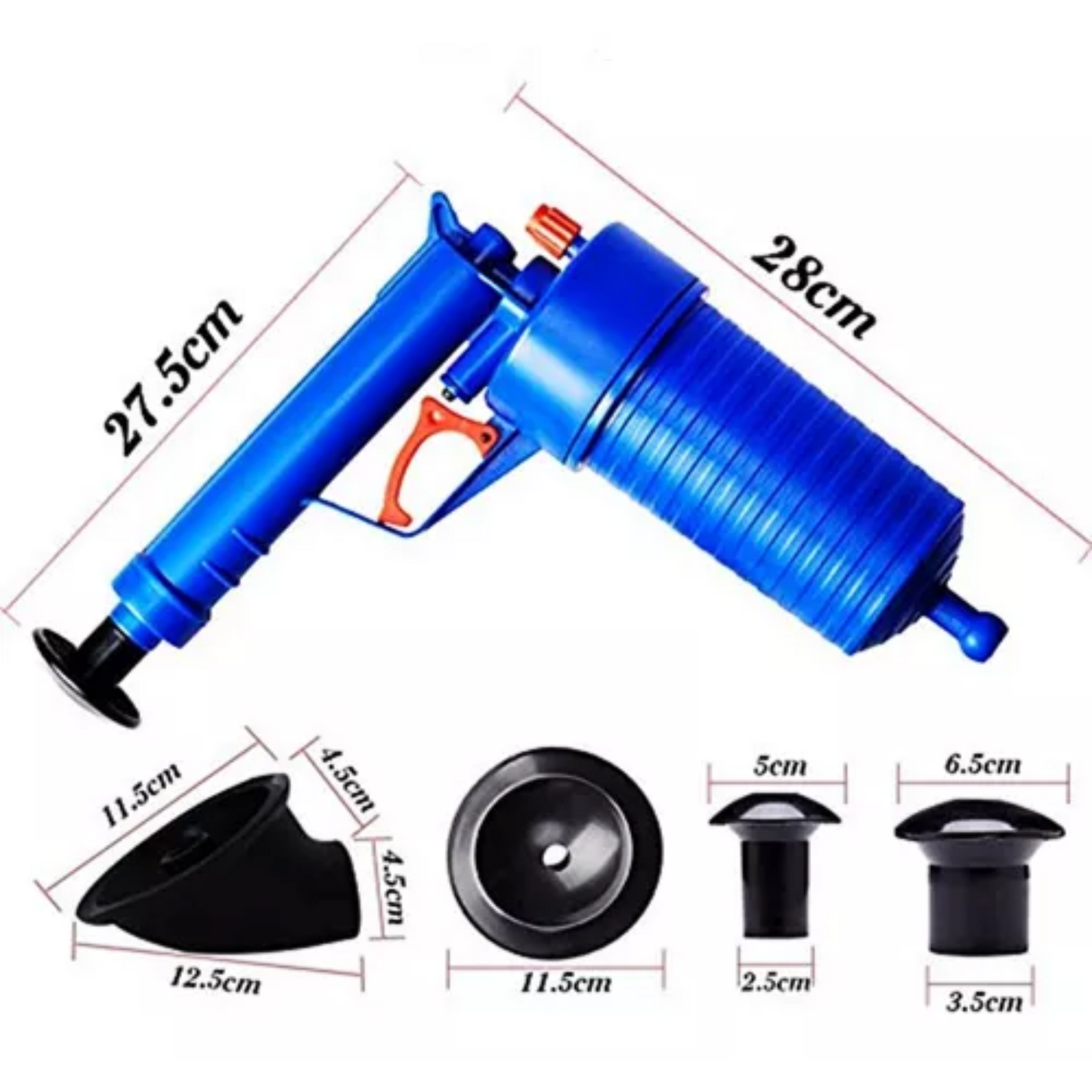 NUEVA PISTOLA DE ALTA PRESIÓN DESTAPA INODOROS